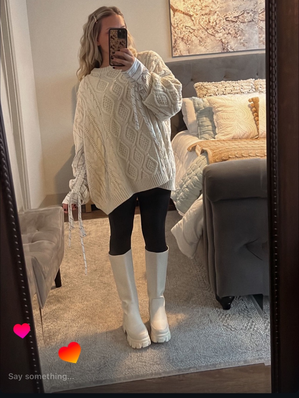 Sam Edelman circus Tall Inspired Knee-High Boots in Off-White